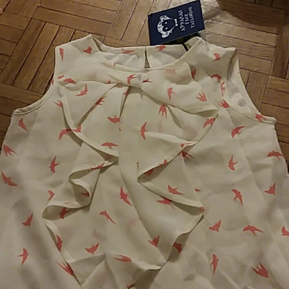Appaman Cascade Bow Top Birds Sz 4T - Picture 3 of 4
